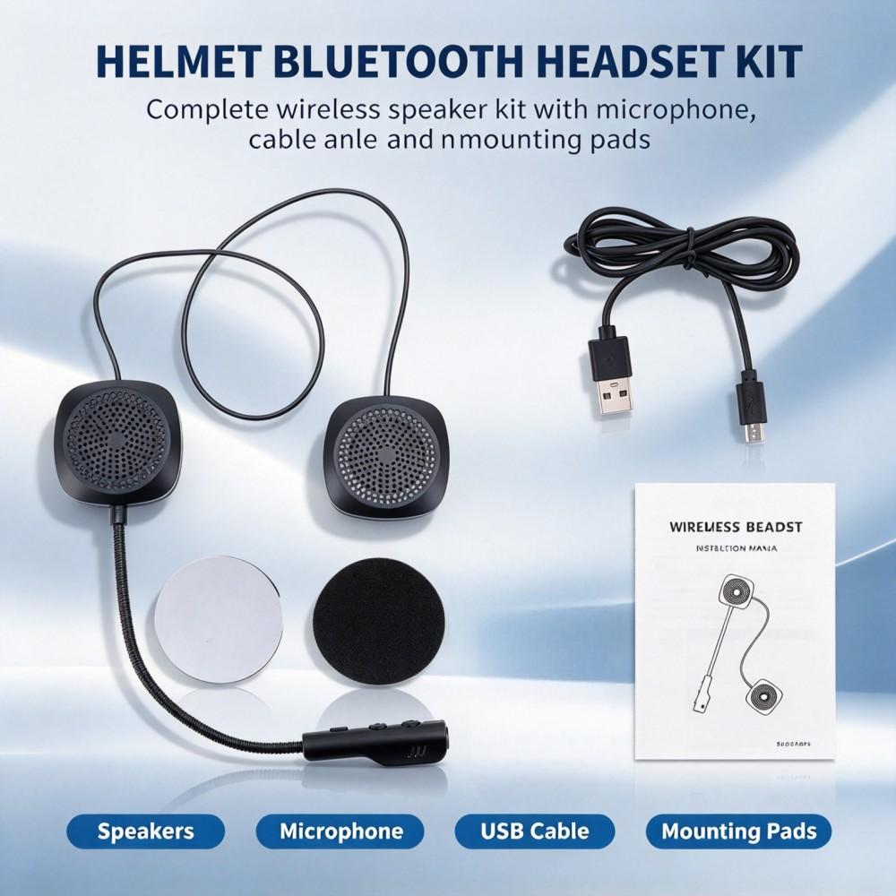 Speakers - Auricolare Bluetooth per casco da motociclista,
