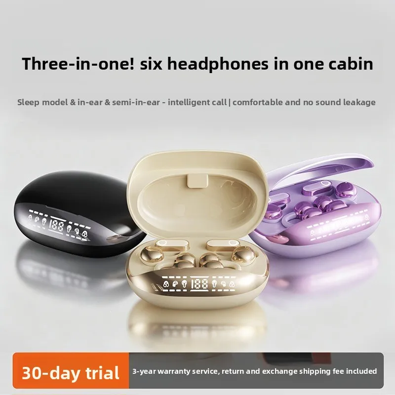 Sleep Mask Headphones Bluetooth - Auricolari wireless Bluetooth, confezione da 6,