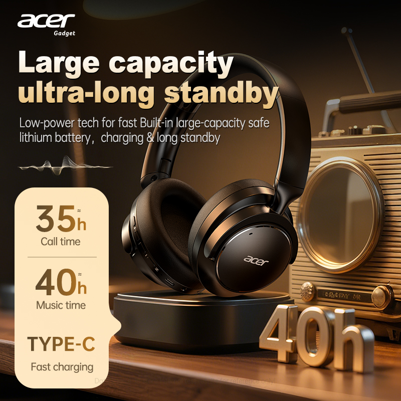 Cuffie Bluetooth Wireless Acer - Anc Wireless Over Ear Headphones recensione e prezzo