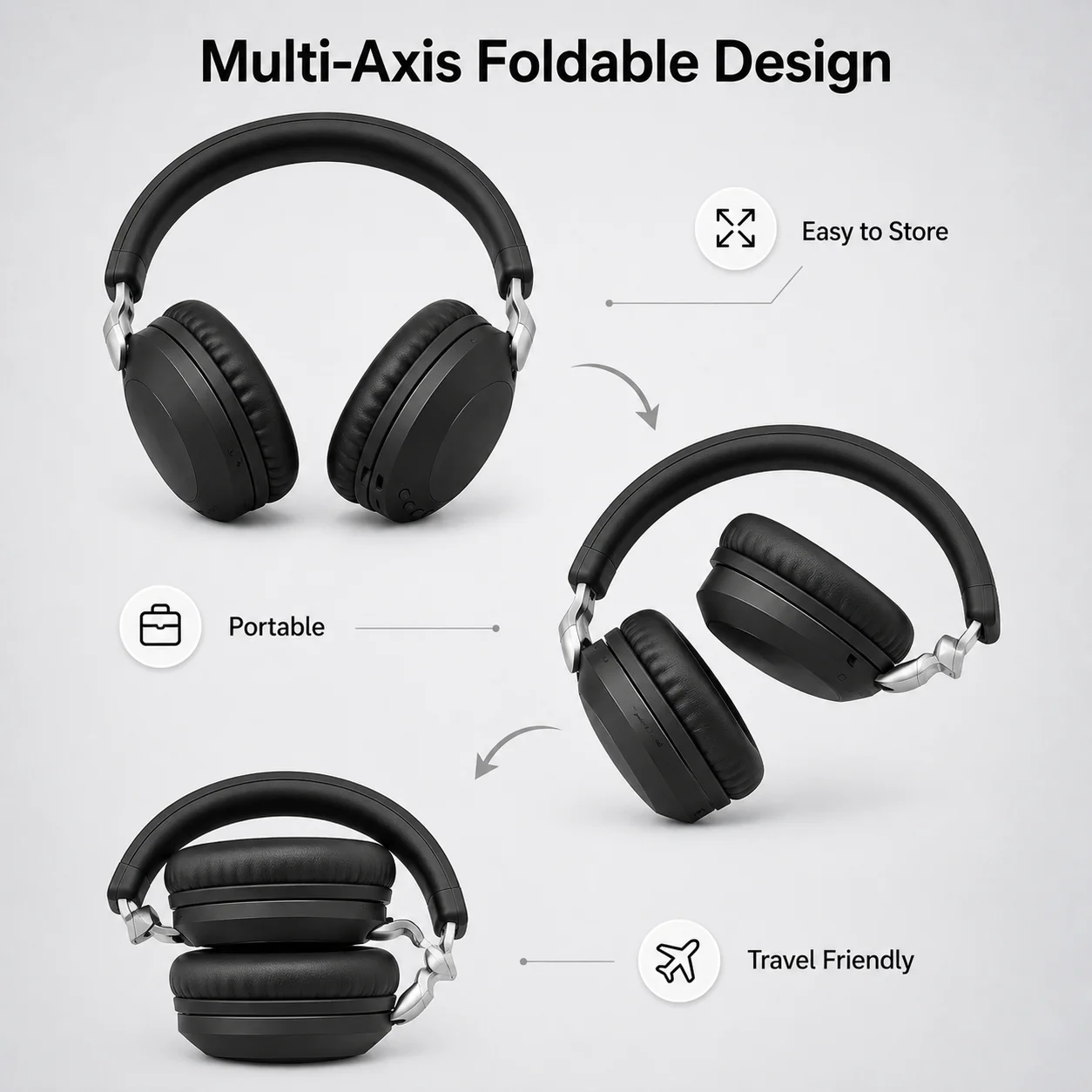 Cuffie da gaming con archetto, - Anc Wireless Over Ear Headphones recensione e prezzo